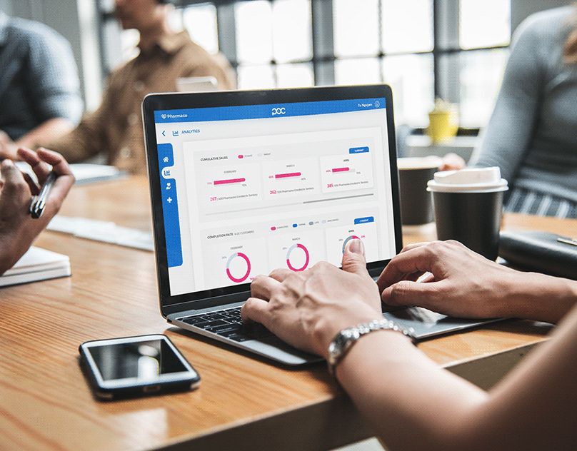 POC Pharma design system dashboards