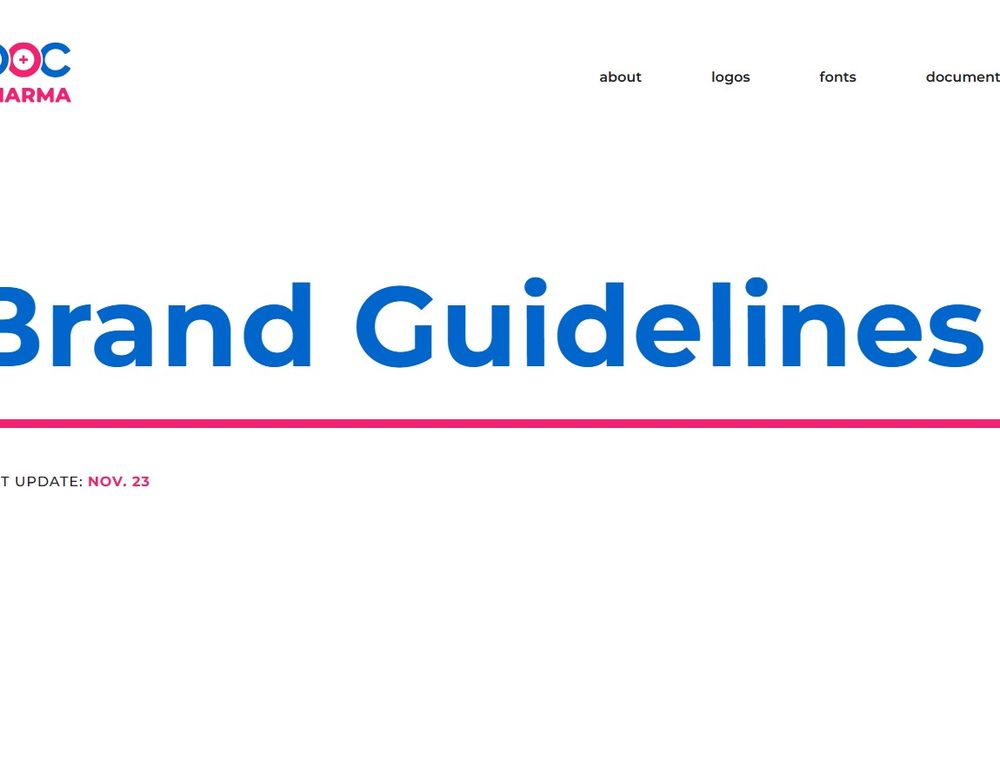 POC Pharma brand guidelines, live